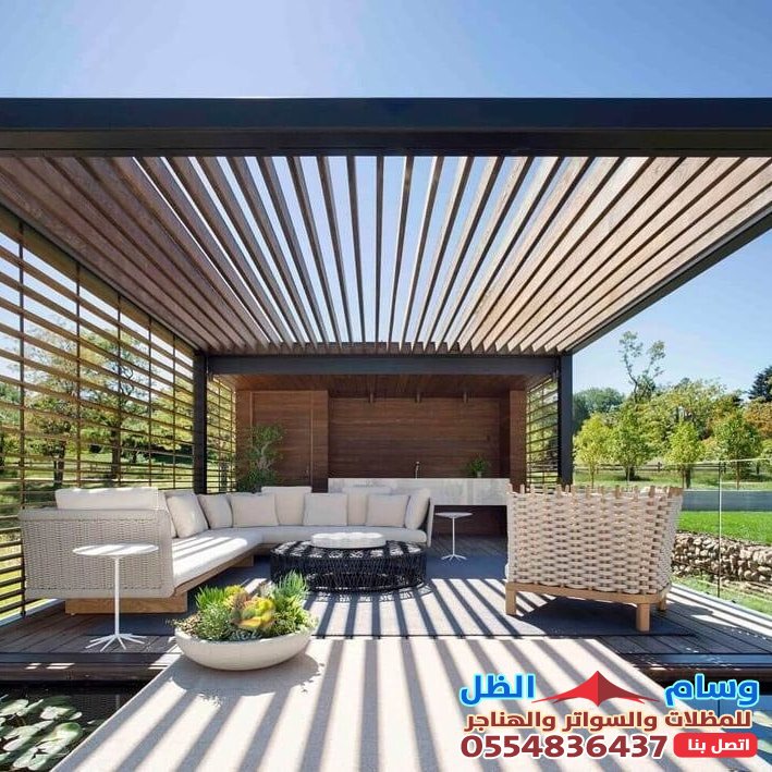 حداد تركيب مظلات وجلسات خارجية بجدة| تصميمات مودرن 2026 بخصومات حصرية